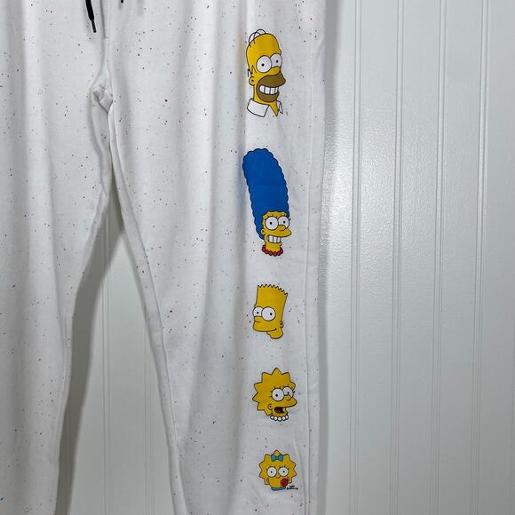The Simpsons Womens Jogger Sweatpants Size XXXL Lounge Colorful Pockets NWT - Picture 2 of 8